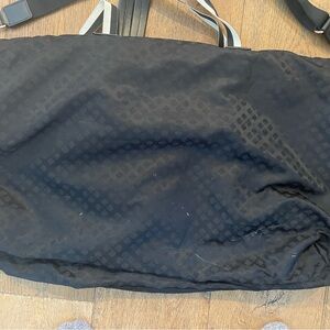 Kate Spade Black Duffel Bag with Quilted Design